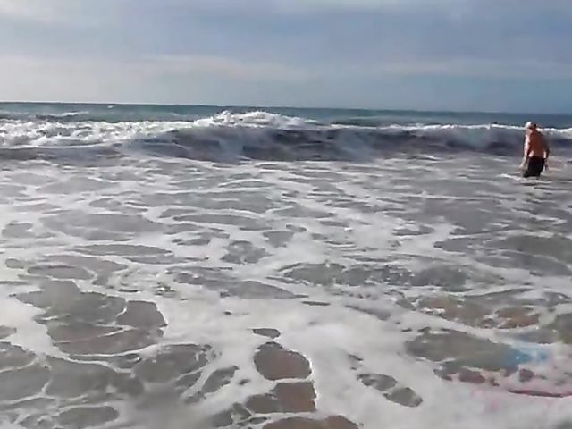 Outdoor POV and beach fun with naughty girlfriend Melody Marks