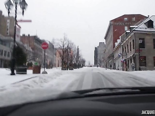 Sex with chubby lingerie lady featuring French Canadian Lizbeth