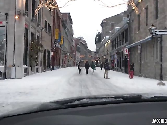 Sex with chubby lingerie lady featuring French Canadian Lizbeth