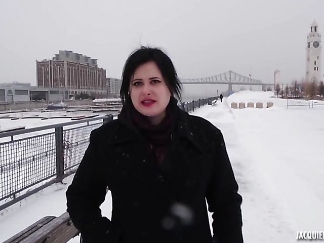 Sex with chubby lingerie lady featuring French Canadian Lizbeth