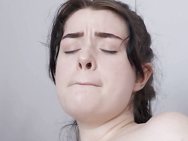 Pantyhose dildo addict with a lovely bush called Casey