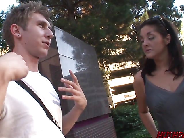 Bad guy picks up and fucks mom next door Bobbie Lennox