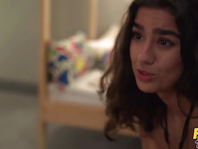 Leanne Lace & Aaeysha - Two girls one guy three-way in the hostel