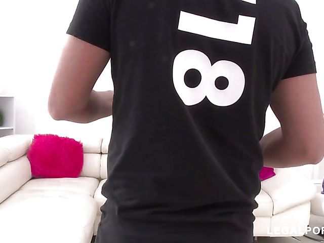 Behind the scenes anal with Cindy Shine vs 3 black and white cocks