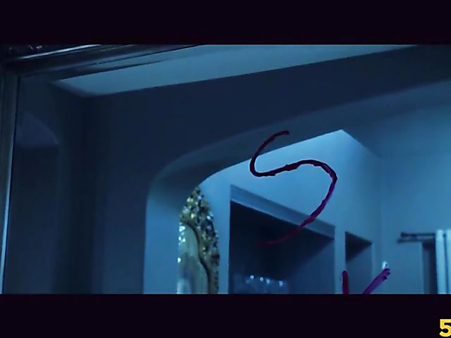 Elegant blonde with natural juggs Skye Blue gets banged hard