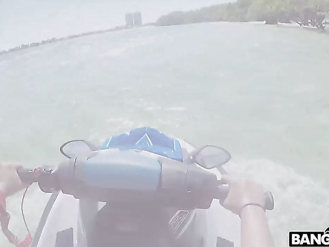 Hot big ass latina Alina Belles fucking on the island