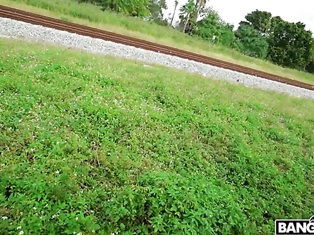 Redhead slut Missy Robins gets cash for sex in a van