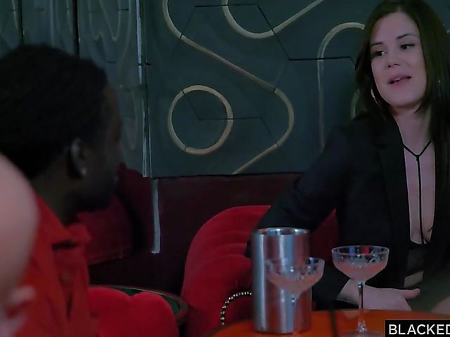 Little Caprice's first interracial scene with Freddy Gong