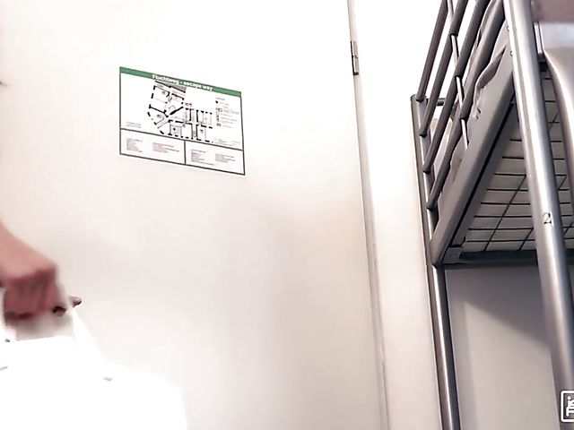 Cute redhead with itty bitty tits Charlie Red rides her roommate's cock