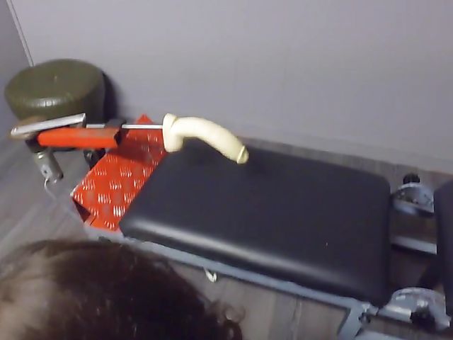 Gloryhole blowjob and fucking machine sex with Italian slut Selvaggia Forte