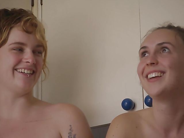 Nude interview in the kitchen with australian hairy girls Kayla Rain and Olive G