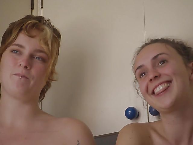 Nude interview in the kitchen with australian hairy girls Kayla Rain and Olive G