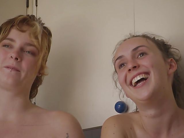 Nude interview in the kitchen with australian hairy girls Kayla Rain and Olive G