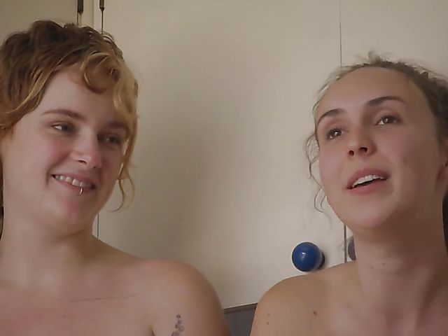 Nude interview in the kitchen with australian hairy girls Kayla Rain and Olive G