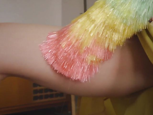 Spring cleaning and masturbation with hairy glasses girl Isha