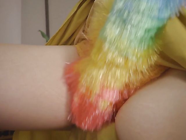 Spring cleaning and masturbation with hairy glasses girl Isha