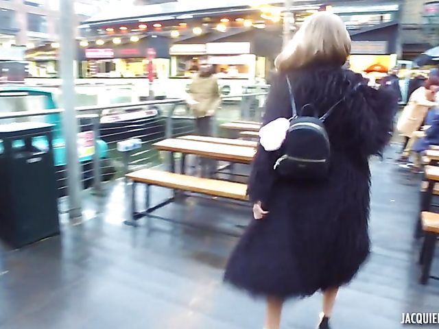 Double vag in stockings and heels with lovely Rhiannon in London