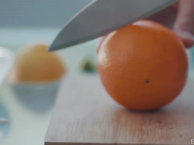 Diana Grace & Seth Gamble - Romantic couple sex by the fireplace