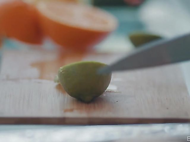 Diana Grace & Seth Gamble - Romantic couple sex by the fireplace