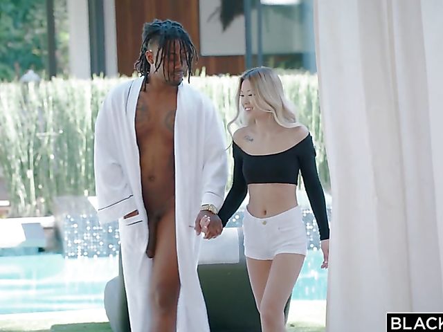 Chinese BBC addict Lulu Chu Chinese gets her asian cunt destroyed