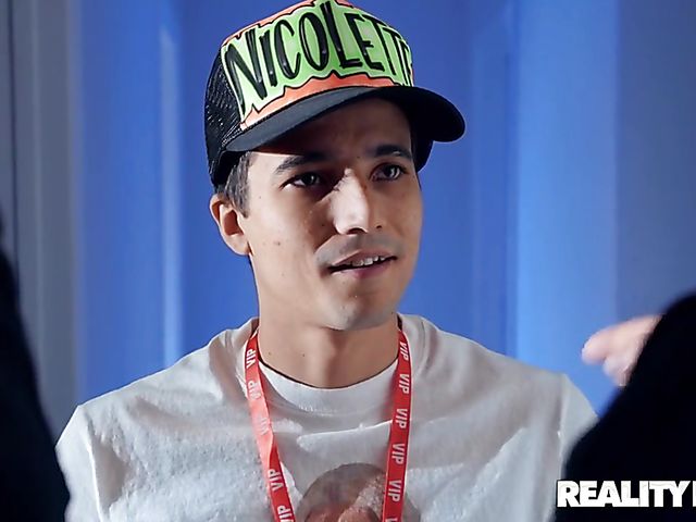 Nicolette Shea - Big titted MILF pornstar fucks fan