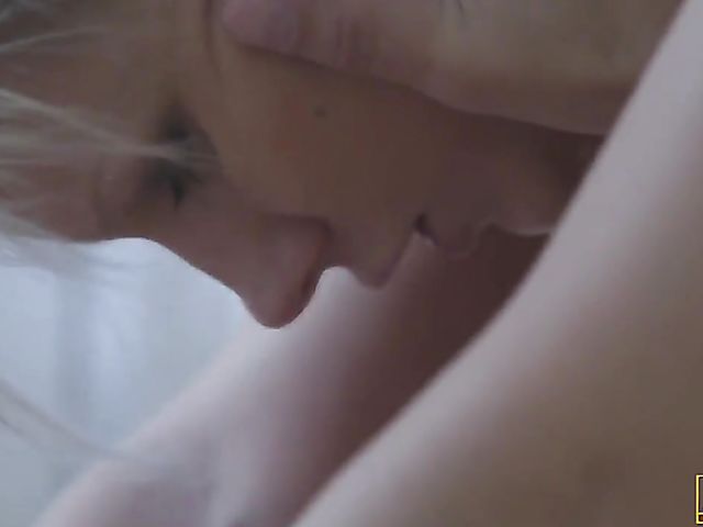 White stockings anal with slim european babe Samantha Jolie