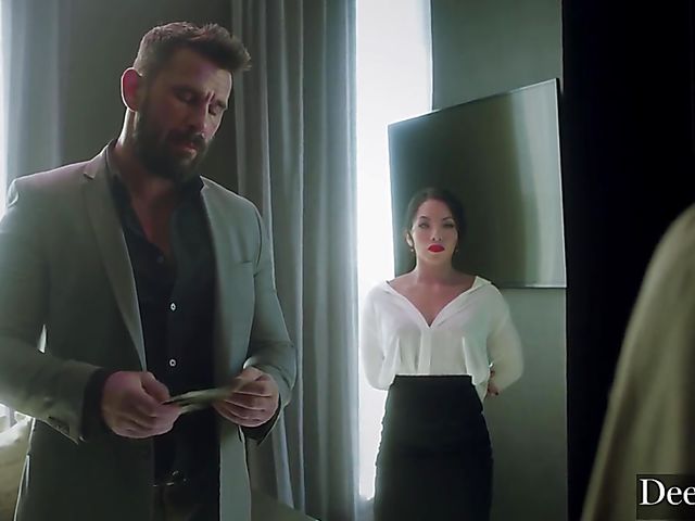 DP squirt and rough blowbang with Adriana Chechik