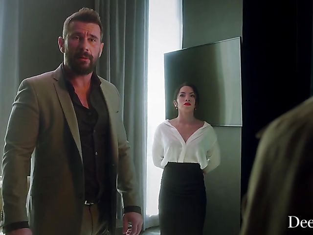 DP squirt and rough blowbang with Adriana Chechik