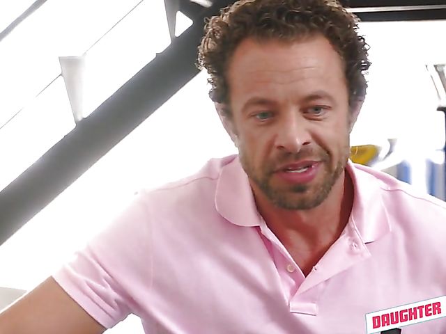 Step dads fucking daughters foursome with Aliya Brynn and Paisley Bennett