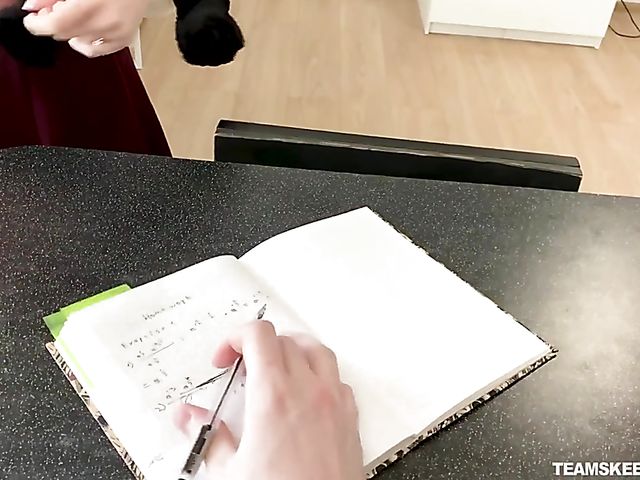 Eva Elfie - Innocent cute teen blowjob and facial POV 