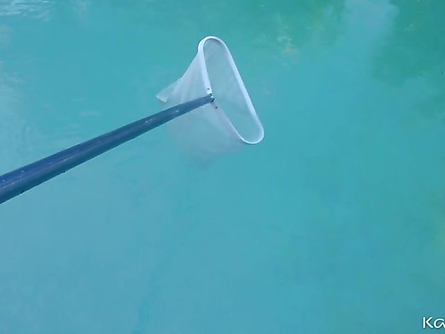 Natana Brooke - Nude stepsister POV session by the pool with her hot brother