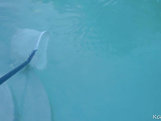 Natana Brooke - Nude stepsister POV session by the pool with her hot brother