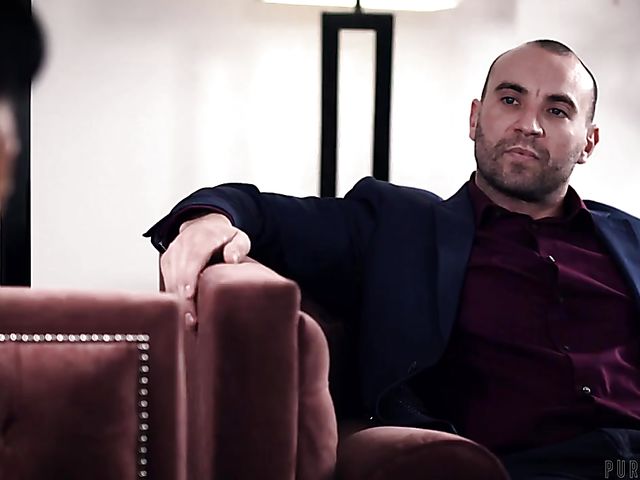 Exotic busty maid Aryana Amatista gets humiliated and fucked in the kitchen