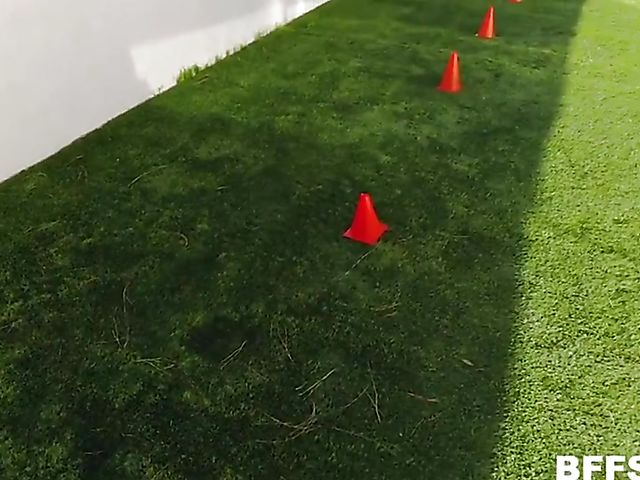 FFFM blowjob and fuck after the game with Vanessa Sky, Mackenzie Moss and Jewelz Blu