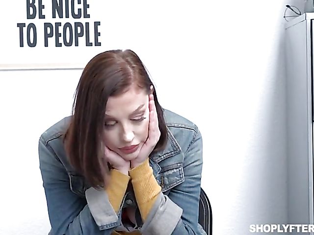 Sovereign Syre - Shoplifter MILF punished by the security guy