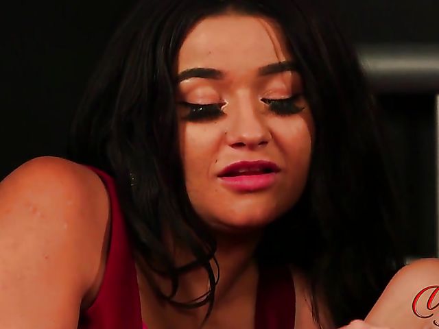 Ladies in sexy panties India Asia and Lucky Lorenz watching guy jerk off