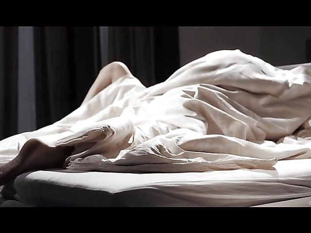 Sex Art lust and passion with euro brunette Tina Tiny in bed with her man