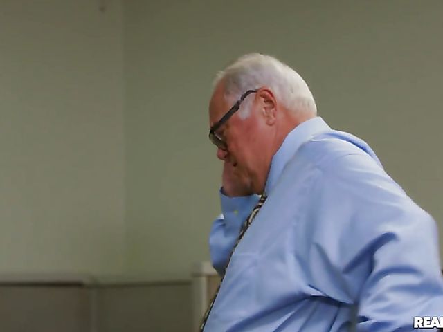 Hot office anal with his slutty colleague Kyler Quinn