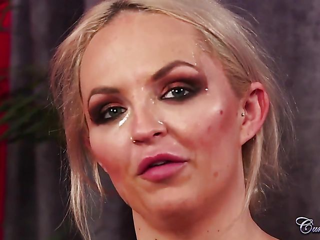 Louise Lee's interracial facial after blowjob