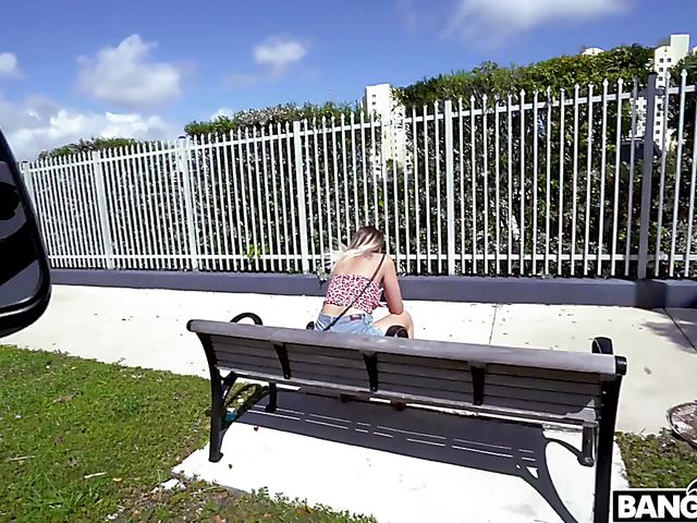 Street pick up in Miami and van sex with Brin Summer