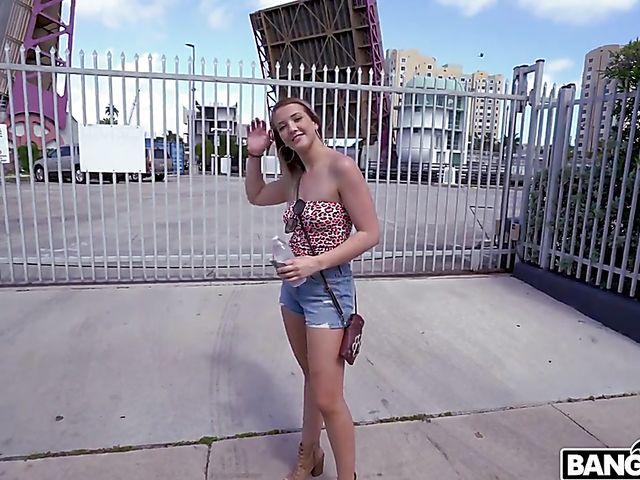 Street pick up in Miami and van sex with Brin Summer