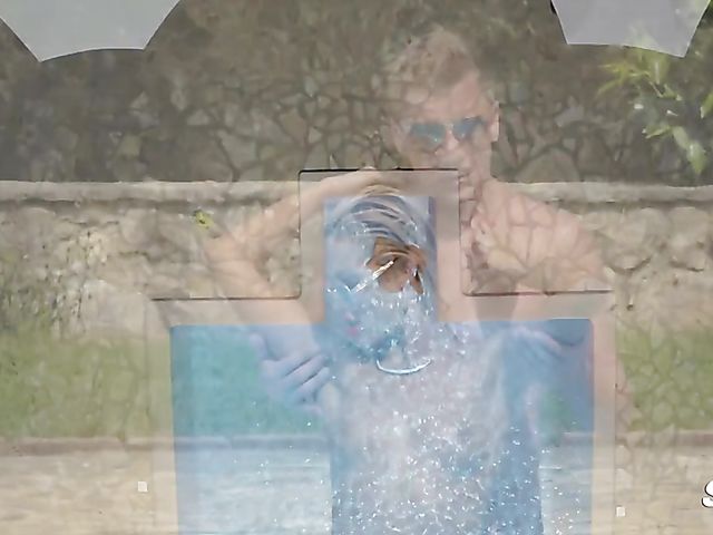 Summertime pool sex with euro blonde in sunglasses Cherry Kiss