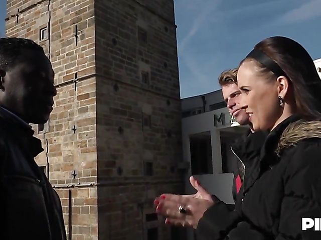 Humiliation cuckold BBC session with anal loving Ally Style