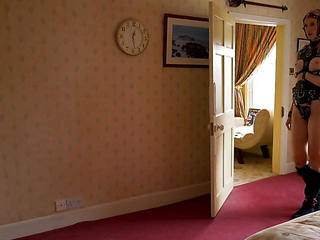 British pony girl Ariel Anderssen gets fed and trained at home