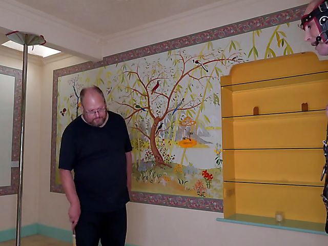 Pony play with obedient Ariel Anderssen getting trained by the master