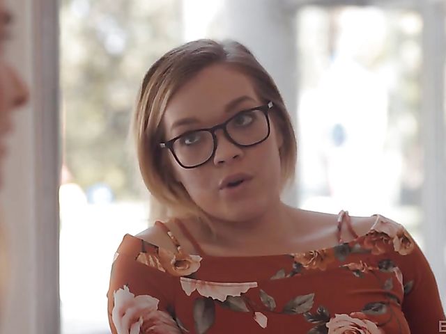 Adorable Hazel Moore and Seth Gamble have sensual sex by the fireplace