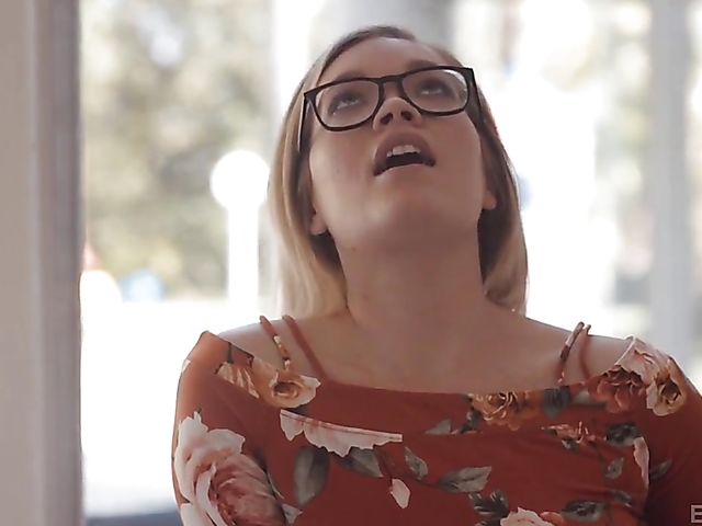 Adorable Hazel Moore and Seth Gamble have sensual sex by the fireplace