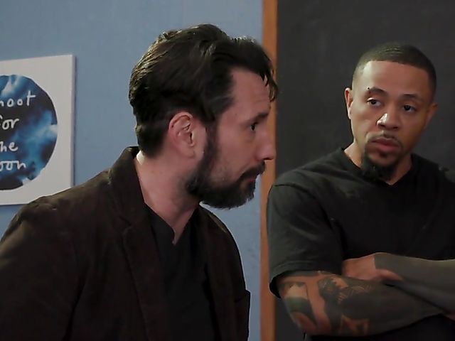 Brutal gangbang with skinny Zoe Sparx vs 5 brutal cocks