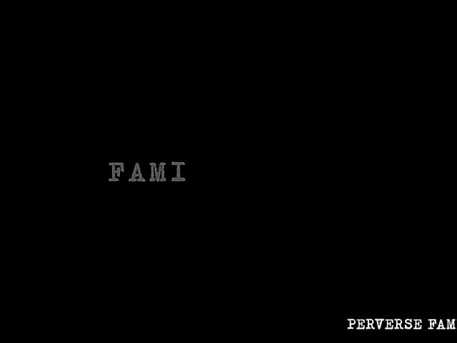 Food sex in perverse family with a crazy daughter