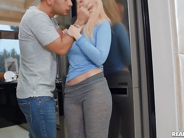 Extremely sexy blonde Roxy Risingstar gets slammed by horny Raul Costa